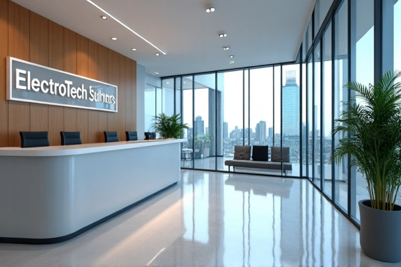 Oficina moderna de ElectroTech Solutions S.L.