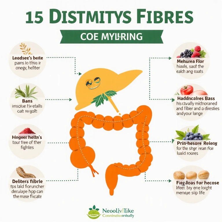 Infografía sobre los beneficios de la fibra